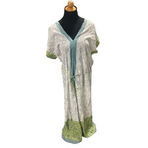 Regina Donde block print dress size medium
